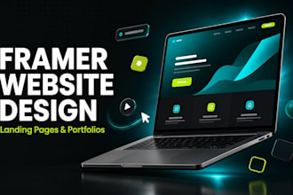 build framer website landing page booking website portfolio website saas website