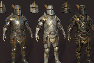 create 3d wearable cosplay armor, helmet, mask, pepakura, printable stl