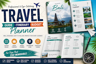 design travel guide, travel itinerary and trip budget planner