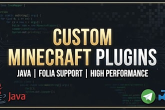code custom high performance minecraft plugins