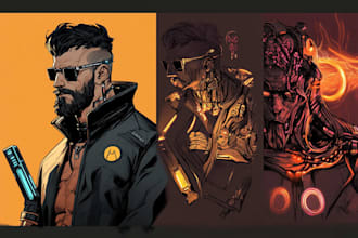 draw a highly detailed cyberpunk anime illustration