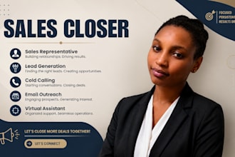 be your high converting sales closer and b2b sales rep
