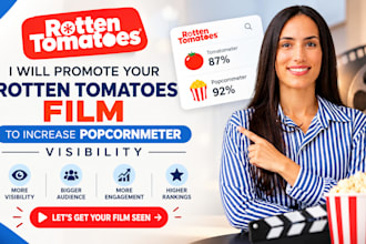 promote your rotten tomatoes film to increase popcornmeter visibility