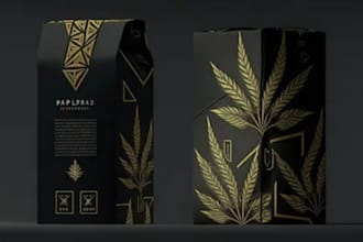 design custom cannabis packaging, mylar bags and product label design
