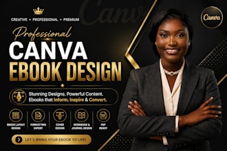 create a stunning canva ebook design and formatting