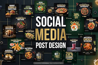 design social media ads and product posts