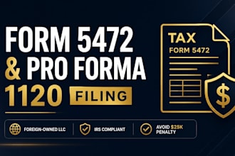 file form 5472 and pro forma 1120 for foreign owned US llc
