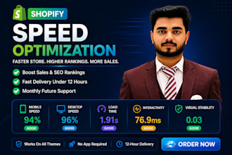 do shopify speed optimization, shopify store speed, shopify pagespeed score up