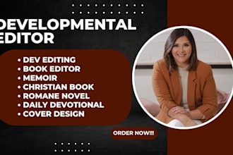 developmental editor memoir christian romance novel daily devotion edit
