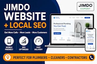 redesign jimdo website seo optimized high converting jimdo website design