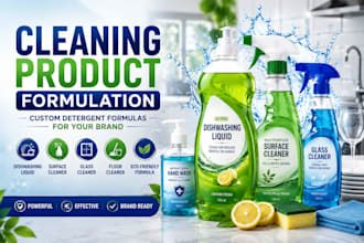 be your dishwashing and surface cleaner detergent formulation chemist