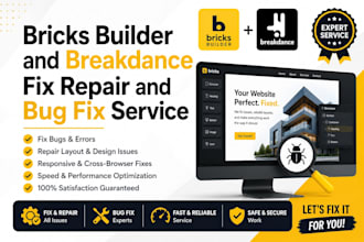 do bricks builder and breakdance fix repair and bug fix service
