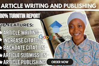 write publish research article and increase citation in google scholar