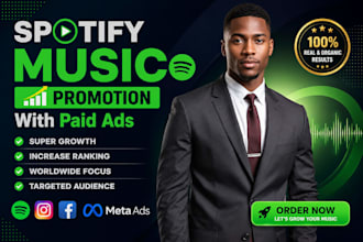 create and run ads to promote your spotify music