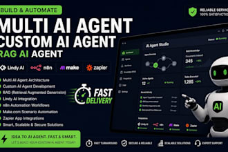 multi ai agent custom ai agent rag ai agent with lindy ai n8n makecom zapier