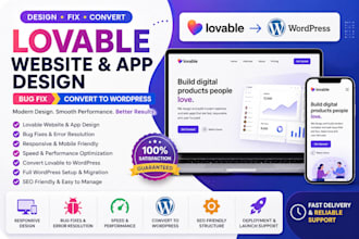 develop and fix lovable ai website lovable ai app convert lovable to wordpress