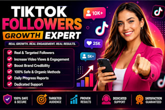 do tiktok marketing and organic promotion for follower growth