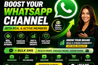 promote and boost your whatsapp channel to increase your channel follower