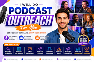 do podcast outreach for you