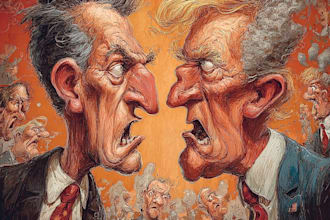 stunning digital political cartoon for political cartoon