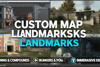 create immersive dayz map decorations and landmarks