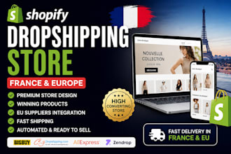 build an automated shopify dropshipping store with european suppliers