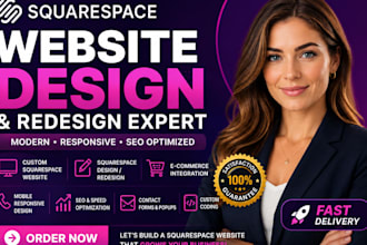 squarespace website design, squarespace website development, squarespace expert