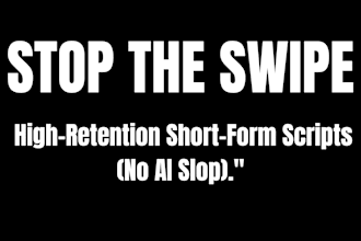 write your short form content scripts