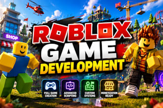 develop roblox full game, full game creation, roblox full game development