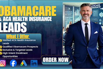 deliver 15 high intent obamacare and aca health insurance leads daily via fb ads