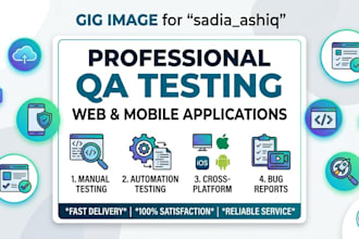 do manual and automation testing for web, ios, and android