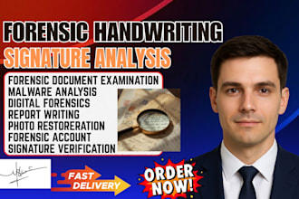 professional forensic handwriting examination, signature, verification services
