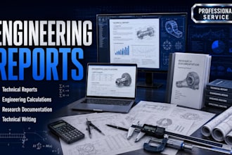 engineering technical reports, calculations, research documentation