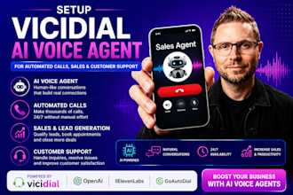 setup vicidial ai voice agent for automated calls, sales, and customer support