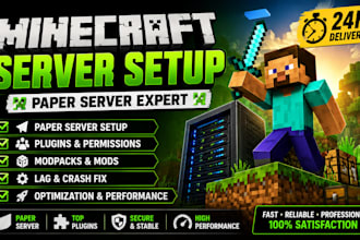 setup and optimize your minecraft paper server with plugins and permissions