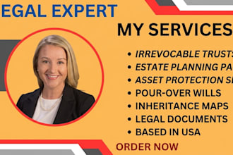 draft an irrevocable trust and estate planning documents