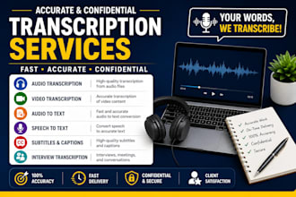convert audio and video files into accurate text