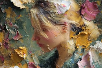 paint a real oil painting on art