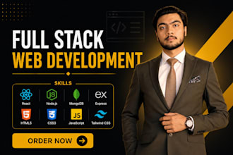 develop and design website as a full stack developer