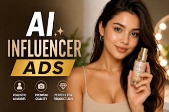 create ai influencer product photos