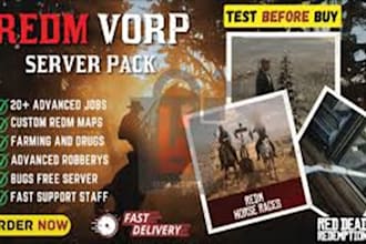 develop redm server with the best framework, redm premium scripts, redm server