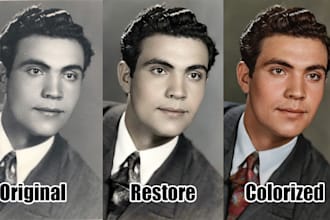 restore old photos, repair damaged images, and enhance picture quality