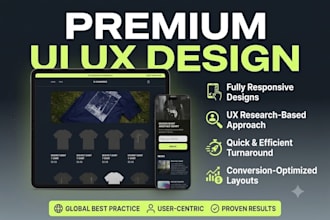 design a premium UI UX for your website or web app