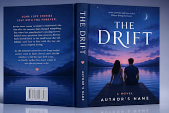 create breathtaking romance book cover or ebook cover design