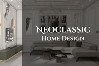 do neoclassical interior home design, nightclub, cafe and restaurant