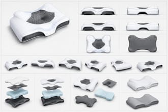 design ergonomic cervical and orthopedic memory foam pillows, pregnancy pillow
