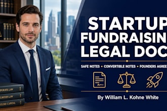 draft comprehensive startup fundraising agreements for founders