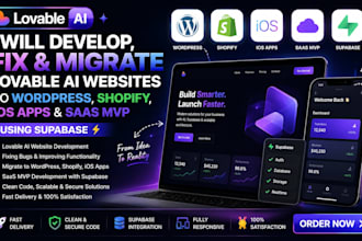 build, fix and deploy lovable ai web apps and saas mvps