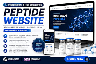 peptide website research peptide website supplement peptide woocommerce website