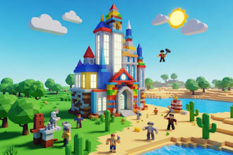 build roblox game, roblox world, roblox building,